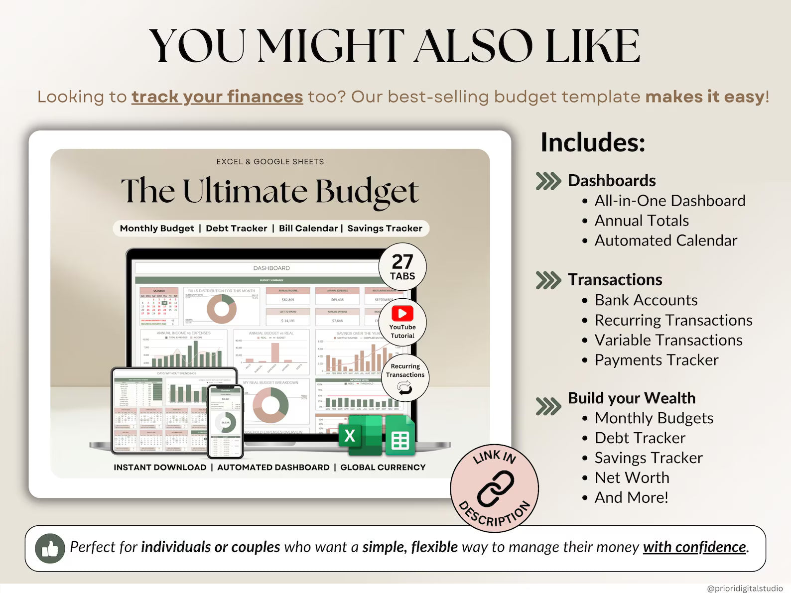 Content Planner Social Media Calendar Spreadsheet Monthly Content Tracker Social Media Posting Instagram TikTok Google Sheets Excel Template